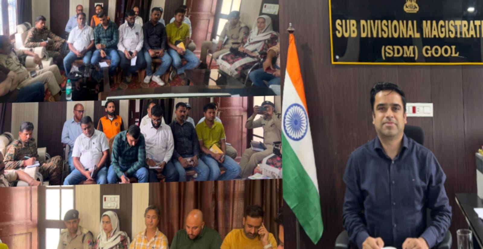 Disaster management meeting chaired by SDM at Gool